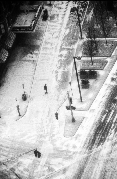 Fotografie getiteld "BOSTON 31 ème étage…" door Jean Louis Giudicelli, Origineel Kunstwerk, Film fotografie