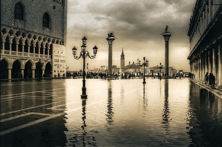 Fotografia intitolato "Venezia" da Jean Louis Giudicelli, Opera d'arte originale, Fotografia digitale