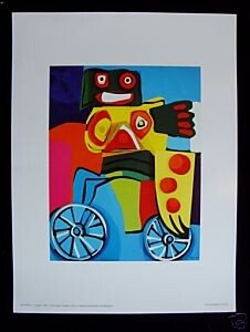 Painting titled "LE CYCLISTE" by Jean Louis Martinetti, Original Artwork