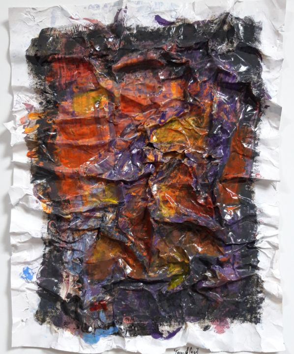 Peinture intitulée "20181214-123312.jpg" par Jean Louis Tauvel, Œuvre d'art originale, Acrylique