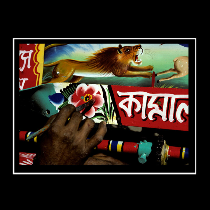 Fotografia zatytułowany „Bangladesh” autorstwa Jean-Loup Debionne, Oryginalna praca, Fotografia filmowa