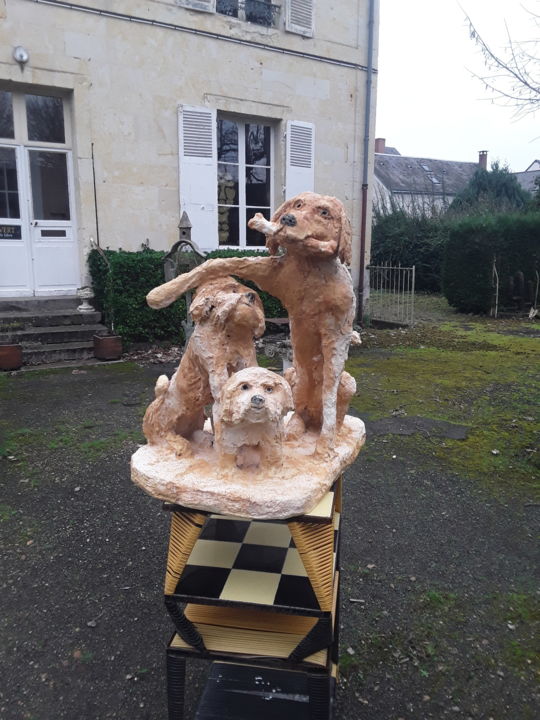 Chien Mechant Sculpture By Philut Artmajeur Chien Mechant Sculpture By Philut Artmajeur