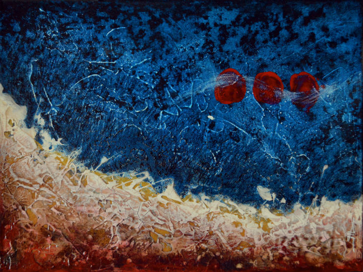 Peinture intitulée "Blast" par Jean-Luc Lacroix (JL LACROIX), Œuvre d'art originale, Acrylique