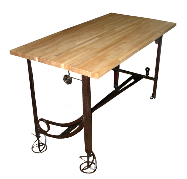 Design intitulada "Kitchen table" por Jean-Luc Lacroix (JL LACROIX), Obras de arte originais, Mobília