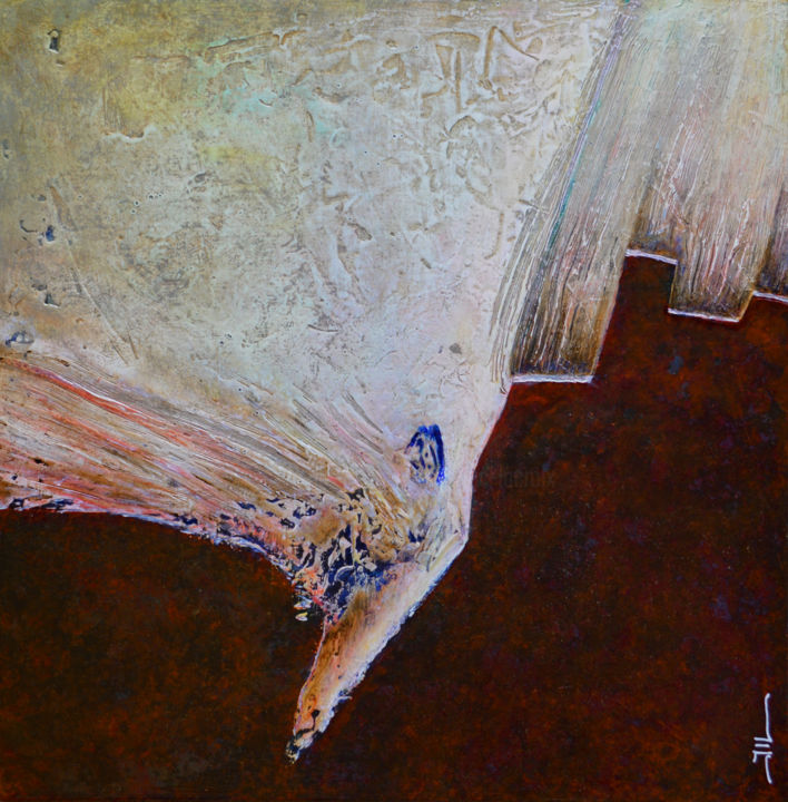 Painting titled "Chrysalis" by Jean-Luc Lacroix (JL LACROIX), Original Artwork, Acrylic