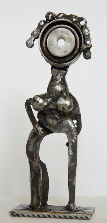 Sculpture titled "FIFILLE" by Jean-Luc Lacroix (JL LACROIX), Original Artwork, Metals