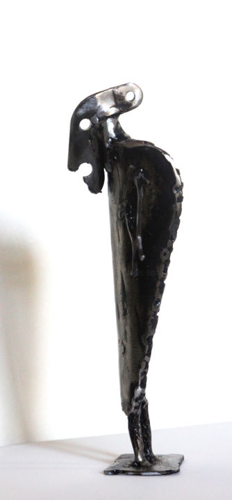 Sculpture titled "SPATULA (sculpture)" by Jean-Luc Lacroix (JL LACROIX), Original Artwork, Metals