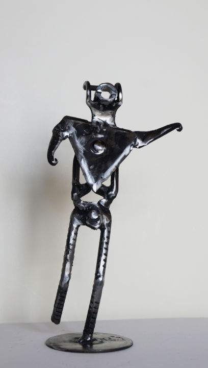 Sculpture titled "BISCOTTO" by Jean-Luc Lacroix (JL LACROIX), Original Artwork, Metals