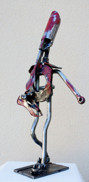 Sculpture titled "MAJOR" by Jean-Luc Lacroix (JL LACROIX), Original Artwork, Metals