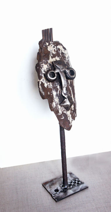 Sculpture titled "Physio" by Jean-Luc Lacroix (JL LACROIX), Original Artwork, Metals