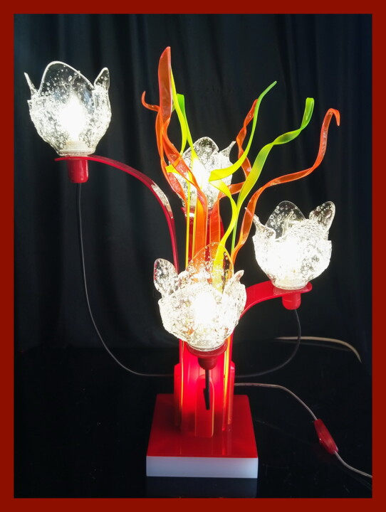 Design titled "Lampe à facettes" by Jean Luc Masini, Original Artwork