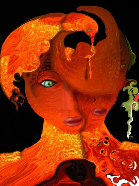 Digital Arts titled "LE PHENIX" by Jean Luc Masini, Original Artwork