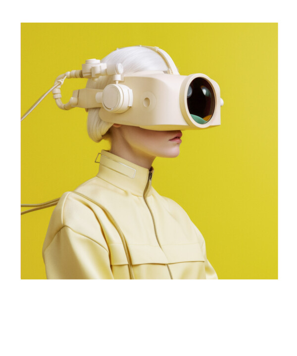 "Pola-Droïd 5" başlıklı Dijital Sanat Jean Luc Michon tarafından, Orijinal sanat, AI tarafından oluşturulan görüntü Plastik…