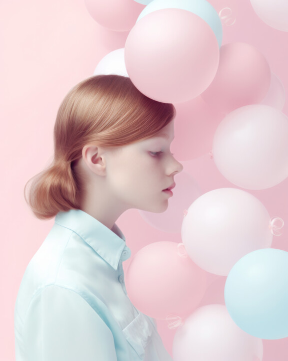 数字艺术 标题为“Bubble 2” 由Jean Luc Michon, 原创艺术品, AI生成的图像