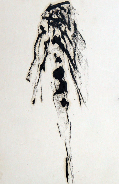 Desenho intitulada "Anorexique.jpg" por Jean-Luc Perrault, Obras de arte originais