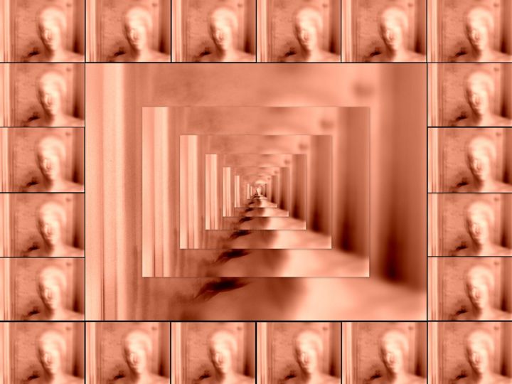 Digitale Kunst mit dem Titel "Cadres encadrés de…" von Jean-Luc Perrault, Original-Kunstwerk