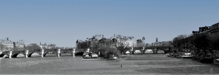 Photographie intitulée "Panoramique île de…" par Jean-Marc Ambrosini, Œuvre d'art originale, Photographie numérique