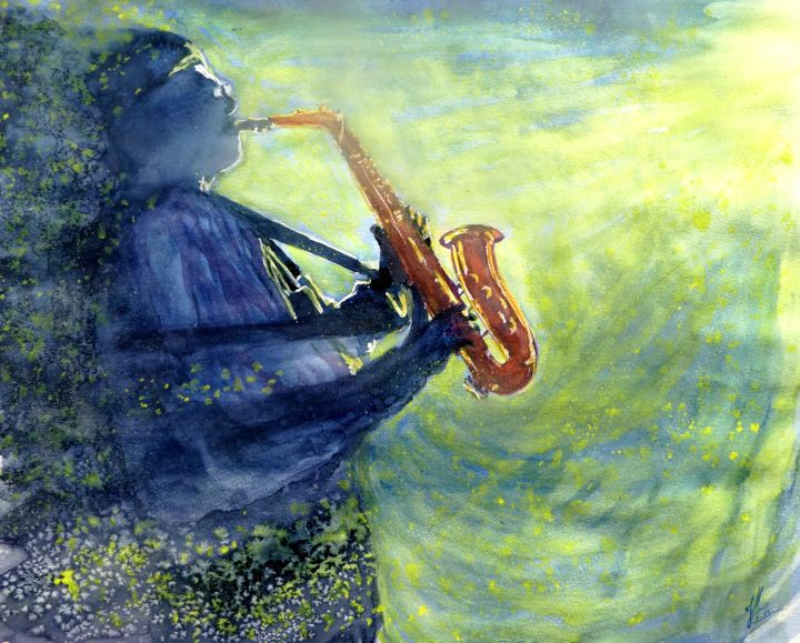 Blues sax on sale
