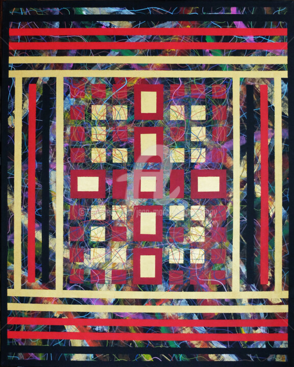 Peinture intitulée "KIMONO" par Jean-Marc Philippe (Jimpy), Œuvre d'art originale, Acrylique