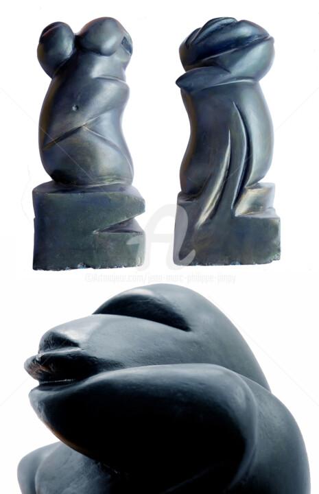 Sculpture intitulée "FEMME OISEAU" par Jean-Marc Philippe (Jimpy), Œuvre d'art originale, Techniques mixtes