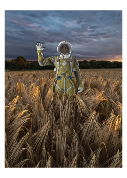 Digital Arts titled "The Wheat Field" by Jean-Marie Gitard (Mr STRANGE), Original Artwork, Digital Collage