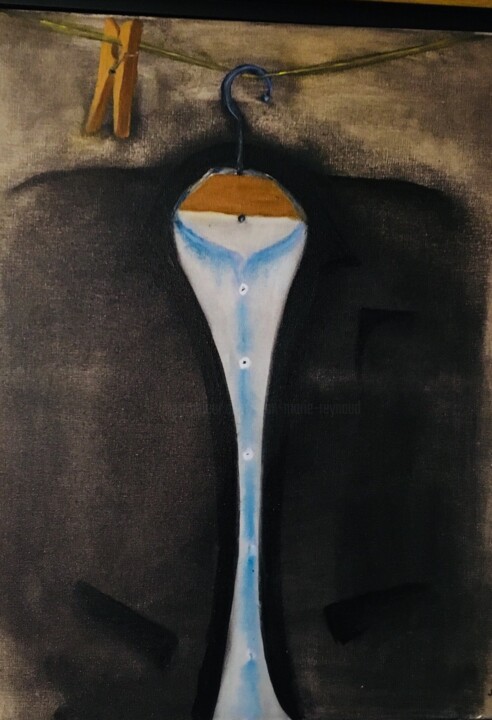 Pintura titulada "La veste" por Jean-Marie Reynaud (jmry), Obra de arte original, Oleo