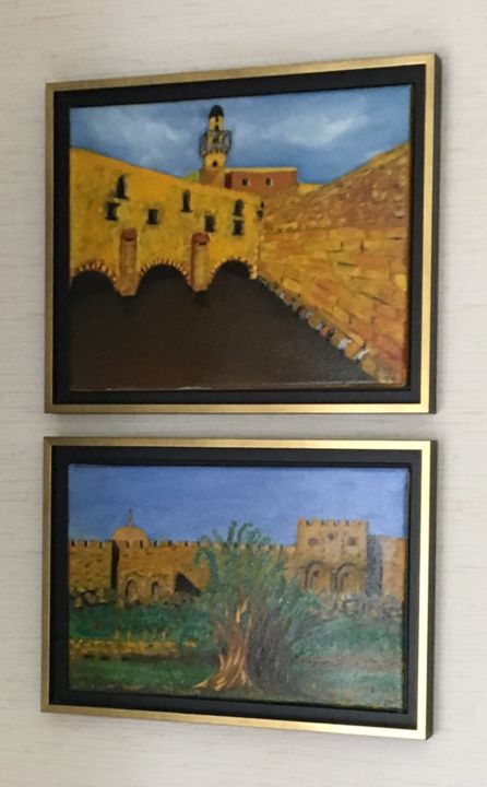 绘画 标题为“Jerusalem” 由Jean-Marie Reynaud (jmry), 原创艺术品