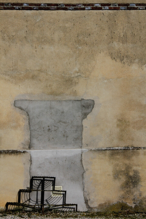 Photographie intitulée "Mur à Paisy-Cosdon" par Jean-Marie Virat, Œuvre d'art originale, Photographie numérique