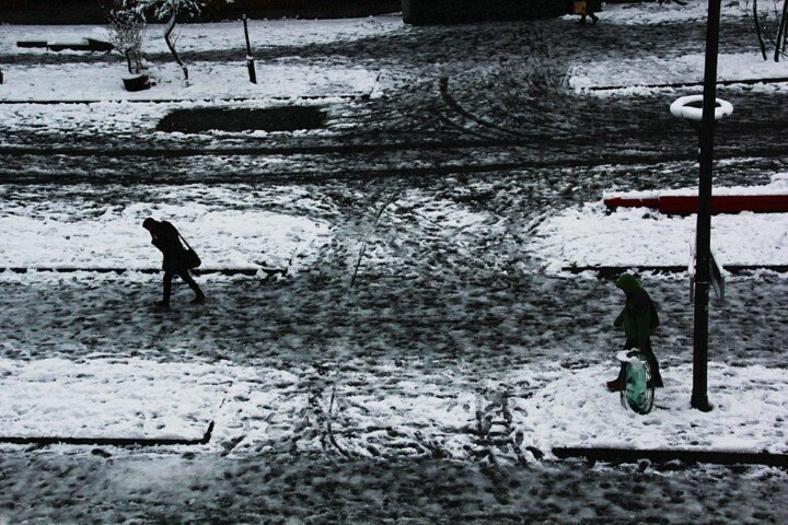 Photographie intitulée "neige (orhan pamuk)" par Jean-Marie Virat, Œuvre d'art originale, Photographie numérique