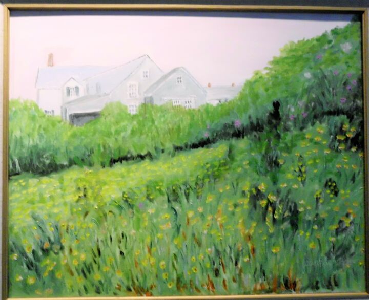 Painting titled "Field of Flowers" by Jean Maynard, Original Artwork
