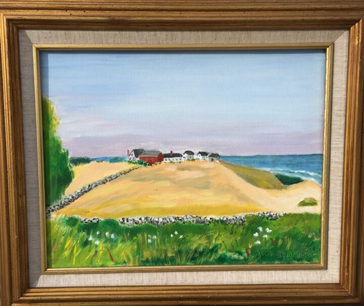 Painting titled "Salt Water Farm, Bl…" by Jean Maynard, Original Artwork