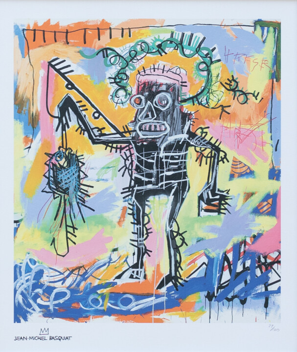 Impressões e gravuras intitulada "Sans titre - PP" por Jean Michel Basquiat, Obras de arte originais