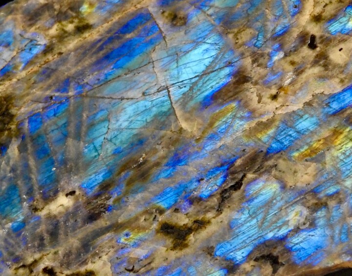 Photography titled "Labradorite" by Jean-Michel Liewig, Original Artwork, Non Manipulated Photography