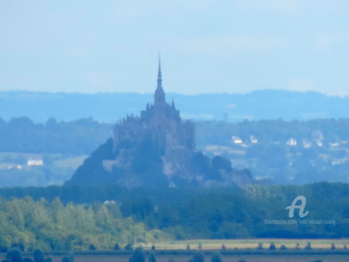 Photography titled "Mont Saint Michel v…" by Jean-Michel Liewig, Original Artwork