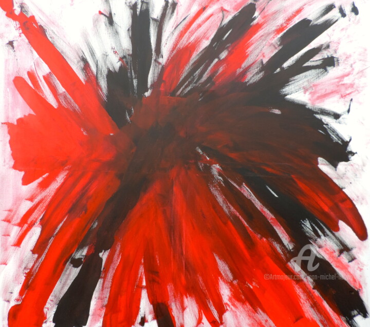 Pittura intitolato "Explosion" da Jean-Michel Liewig, Opera d'arte originale, Olio