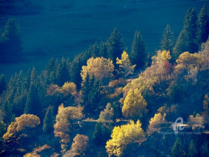 Photography titled "Automne Beaufortain" by Jean-Michel Liewig, Original Artwork