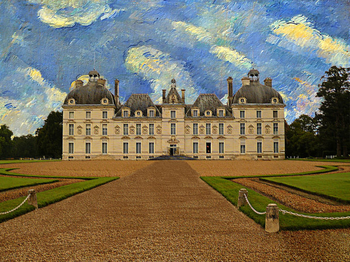 Fotografia intitolato "p1010872p-chateau-d…" da Jean-Paul Martin, Opera d'arte originale
