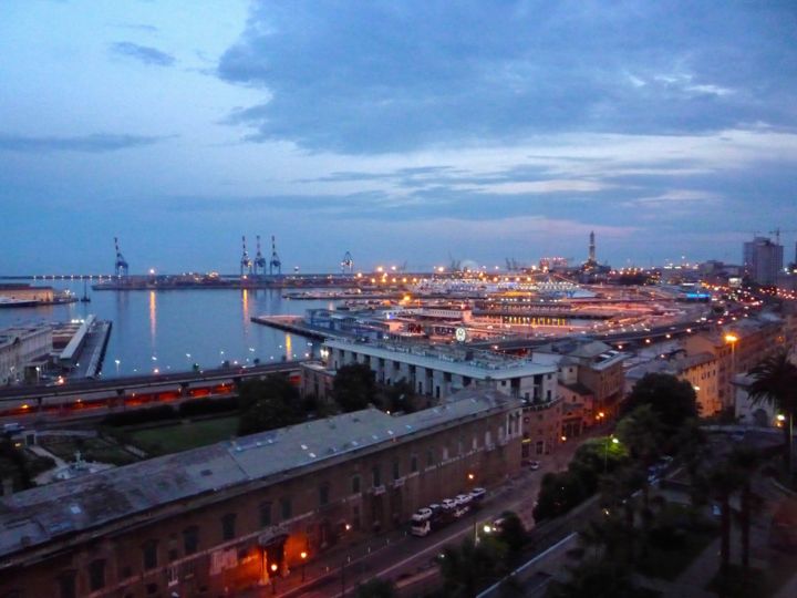 Photography titled "Port de Génes 1" by Jean Paul Rosso, Original Artwork