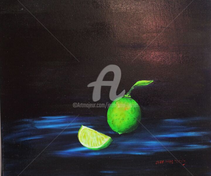 Malarstwo zatytułowany „Couleur citron” autorstwa Jean Paul Tersin, Oryginalna praca, Olej
