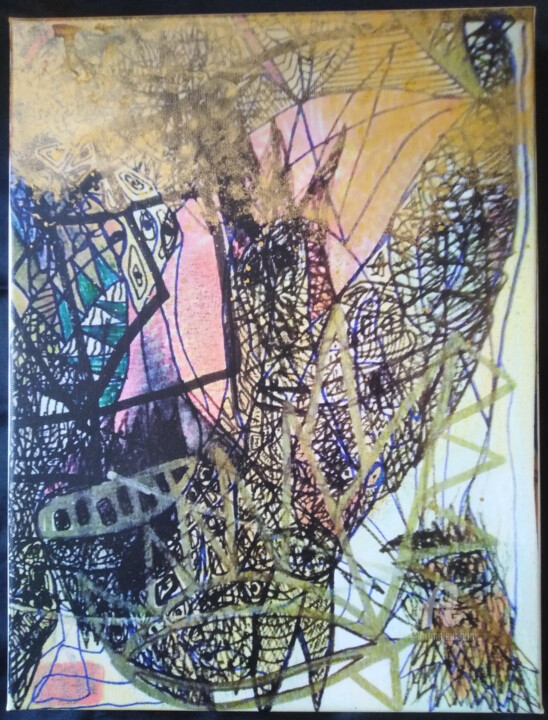 Peinture intitulée "MODERN-DAY SYNDROME…" par Jean Philippe Desmoulins, Œuvre d'art originale, Acrylique Monté sur Châssis e…