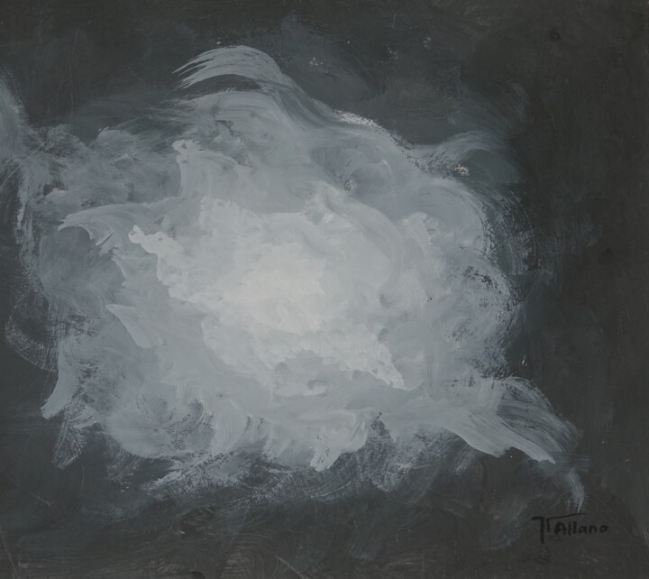 Peinture intitulée "Pensées" par Jean-Pierre Allano, Œuvre d'art originale, Acrylique
