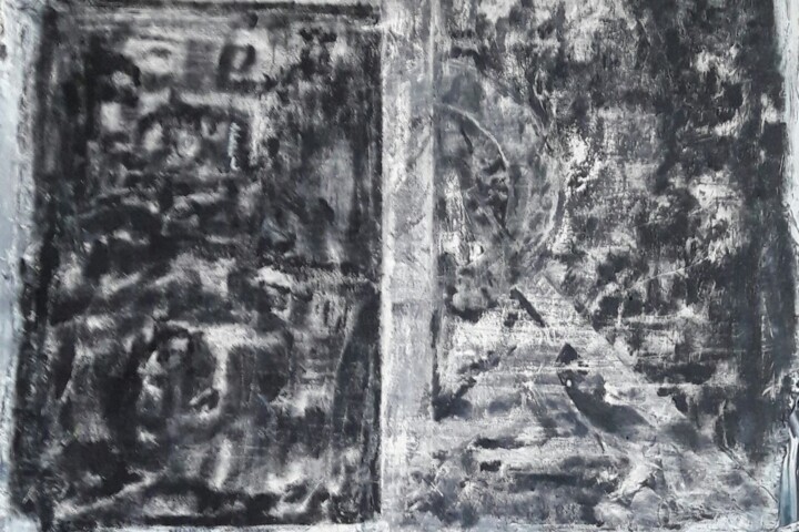 Peinture intitulée "DOOM" par Jean-Pierre Fouque, Œuvre d'art originale, Acrylique Monté sur Châssis en bois