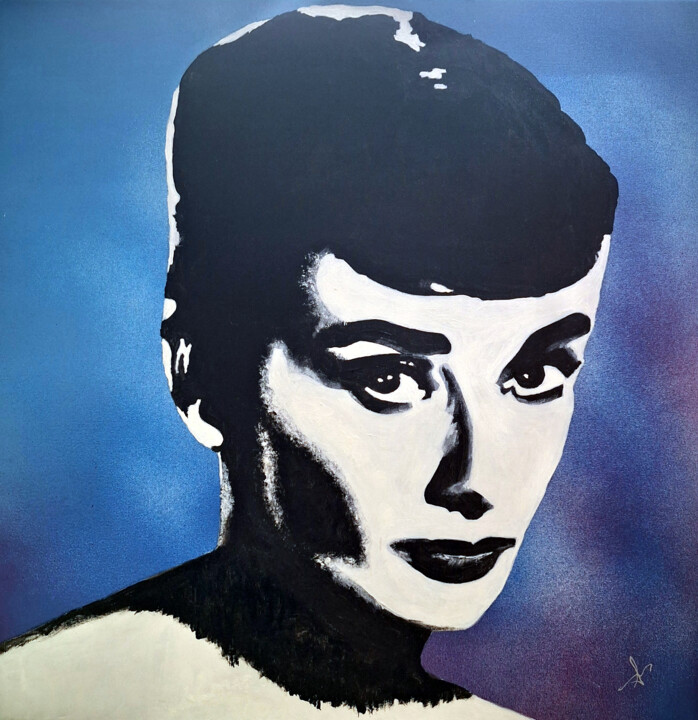 Painting titled "Audret" by Jean Pierre Fourrey, Original Artwork, Acrylic