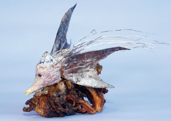 Escultura intitulada "poisson-bec-d'oursin" por Jean-Pierre Pailler, Obras de arte originais