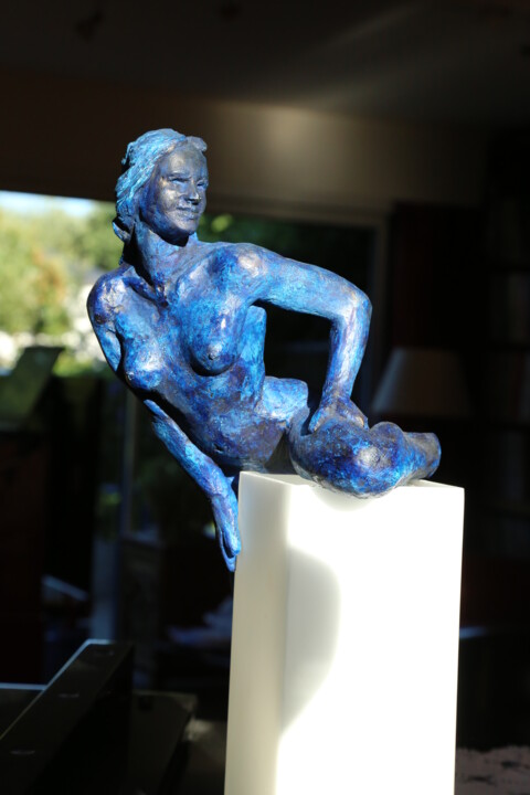 Sculpture titled "Phosphoros" by Jean Pierre Picheny, Original Artwork, Resin
