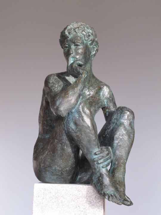 Sculpture intitulée "Chuut !" par Jean Pierre Picheny, Œuvre d'art originale, Coulage