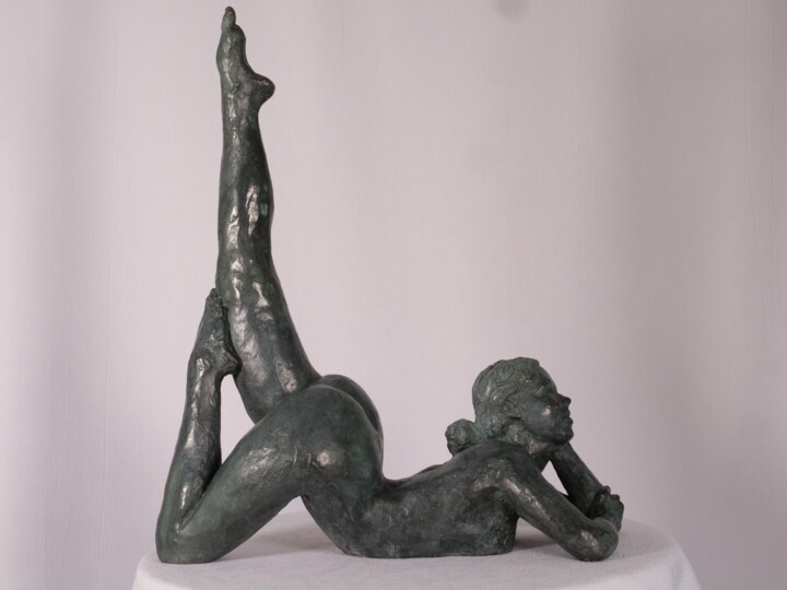 Sculpture intitulée "L'acrobate n°3" par Jean Pierre Picheny, Œuvre d'art originale, Bronze