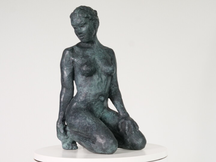 Rzeźba zatytułowany „Alix (bronze)” autorstwa Jean Pierre Picheny, Oryginalna praca, Brąz