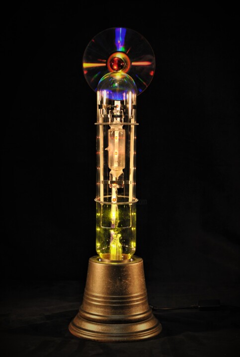 Design titled "Lampe HTI version 3" by Jean-Pierre Querin, Original Artwork, Luminaire