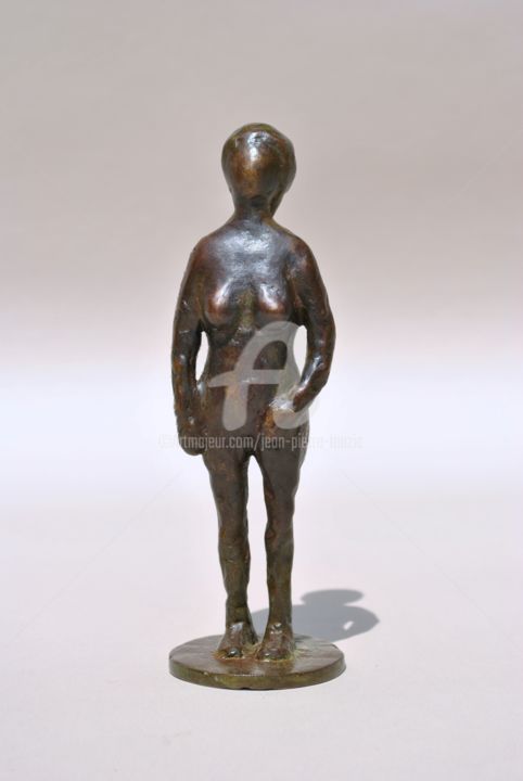 Sculpture titled "Petite nudiste" by Jean-Pierre Tauzia, Original Artwork, Bronze